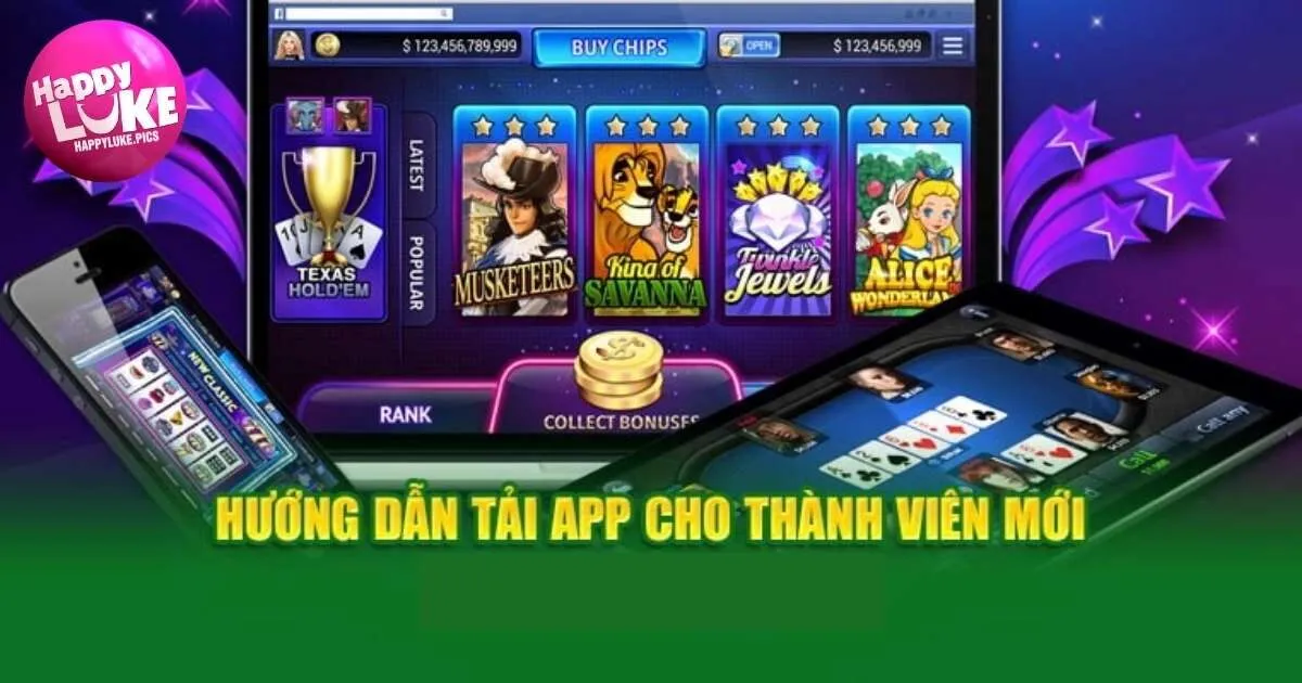 Quy trình tải HappyLuke về điện thoại